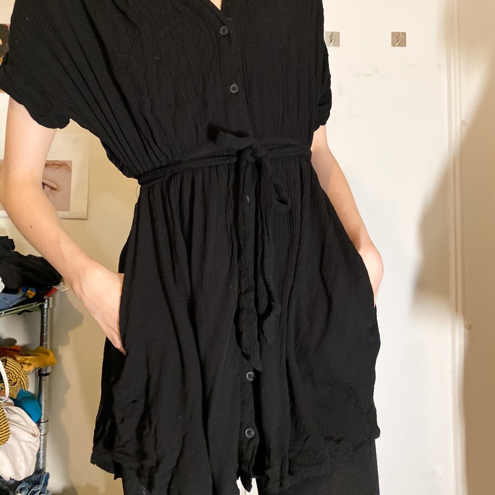 Black Button Up Tunic!